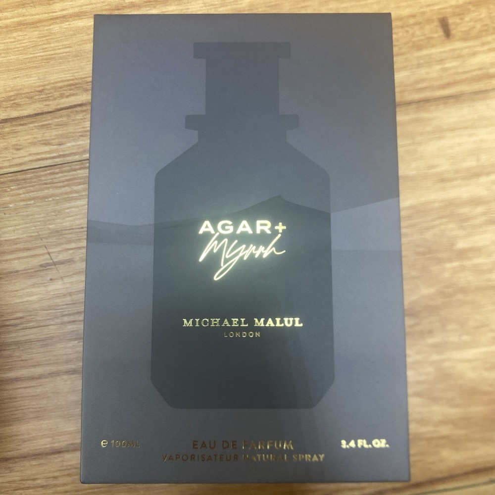 Agar + Myrrh 3.4OZ 100ML Eau de Parfum spray for Men by Michael Malul NEW SEALED