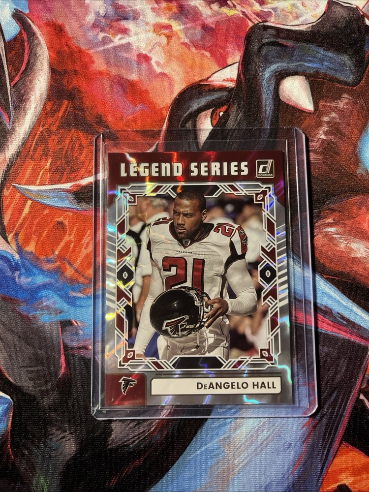 2025 Panini Donruss Legend Series DeAngelo Hall #TLS-DHL Atlanta Falcons