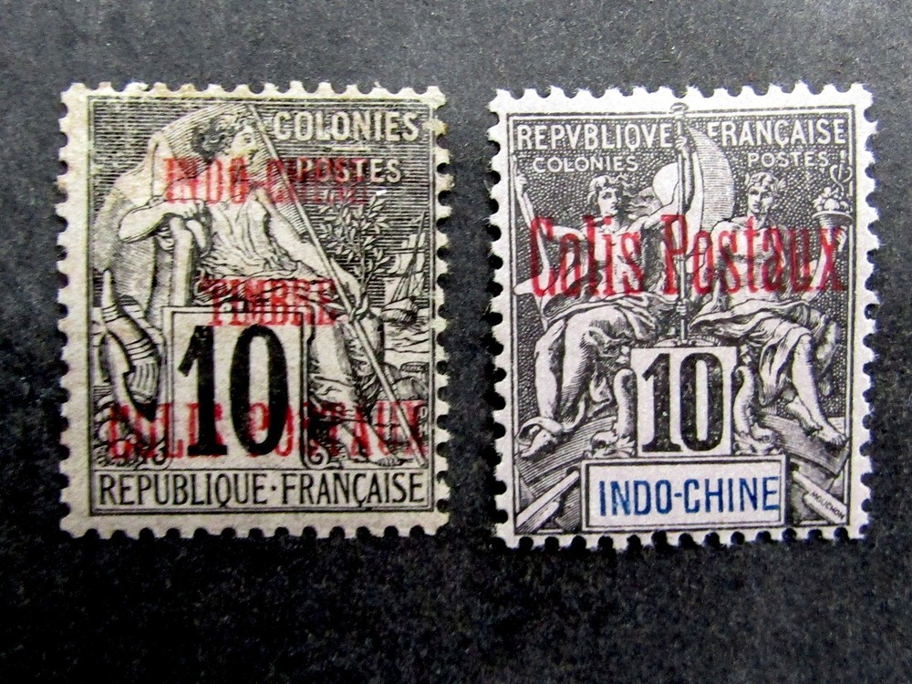 nystamps French Indo China Stamp # Q1 Q2 Mint OG H Y22y3492