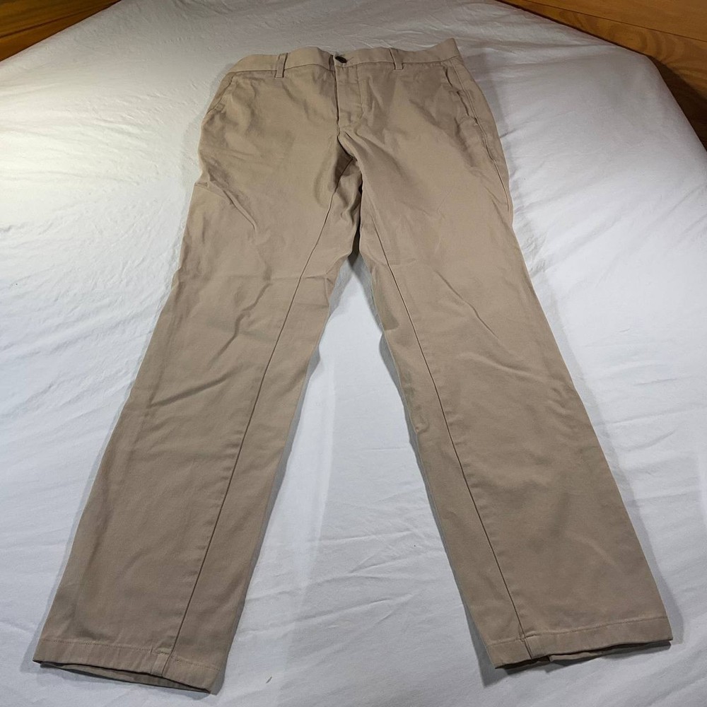 Everlane Uniform Performance Chino Pants Mens Size 32X32 Slim Fit Tan Trousers