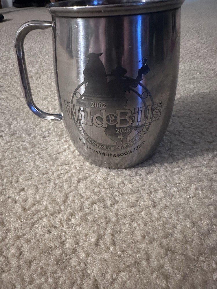 Wild Bill's Olde Fashioned Soda Pop Co. Stainless Steel Tin Mug