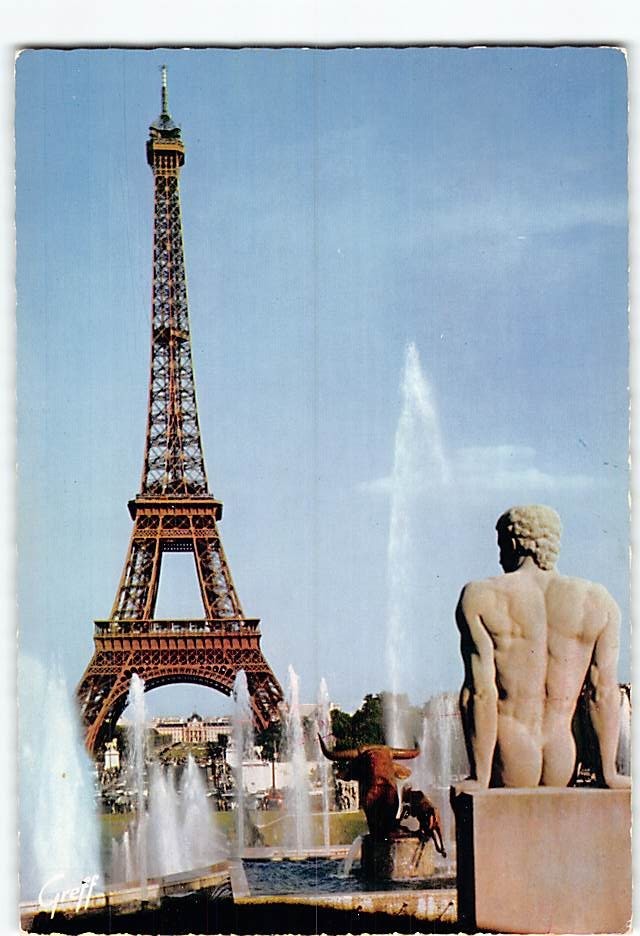Postcard La Tour Eiffel Paris France