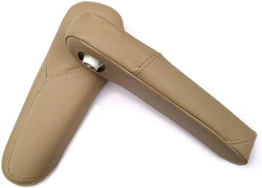 1 Pair Beige Leather Armrest Cover Upholstery 07 08 09 4-Door Color: Beige