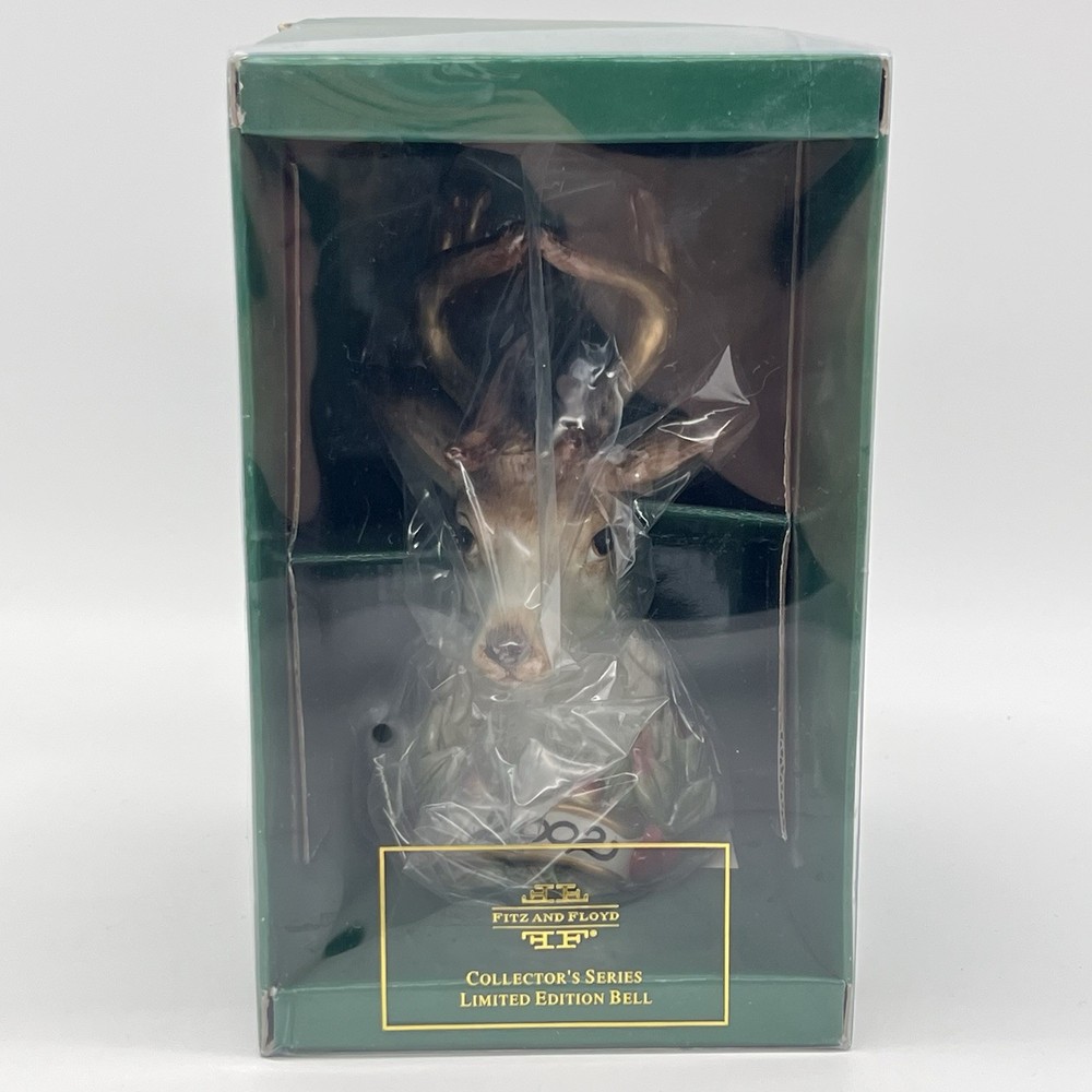 FITZ & FLOYD Limited Edition Christmas Bell - Enchanted Holiday- 2002