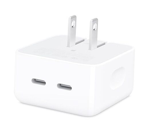 35W Dual USB-C Port Power Adapter Compact