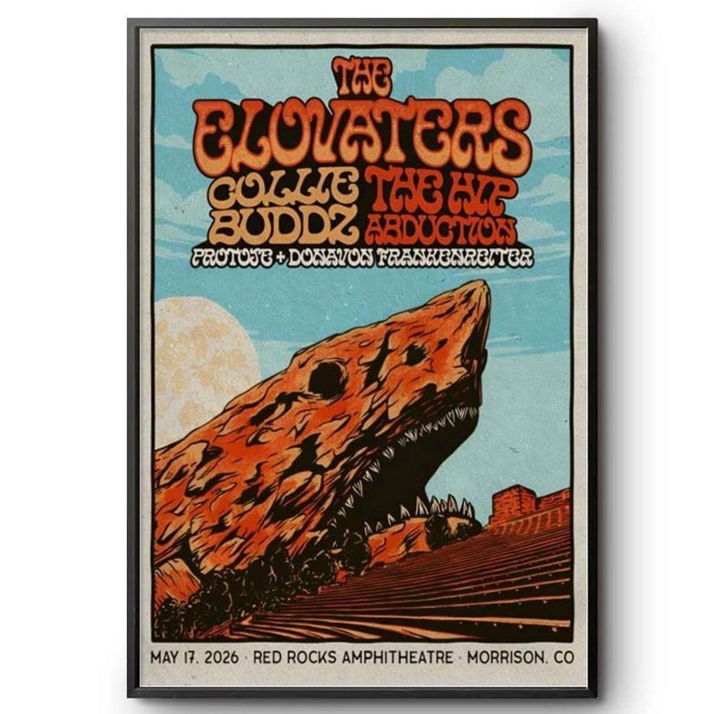 The Elovaters Red Rocks Amphitheatre Show on May 17, 2026 Poster