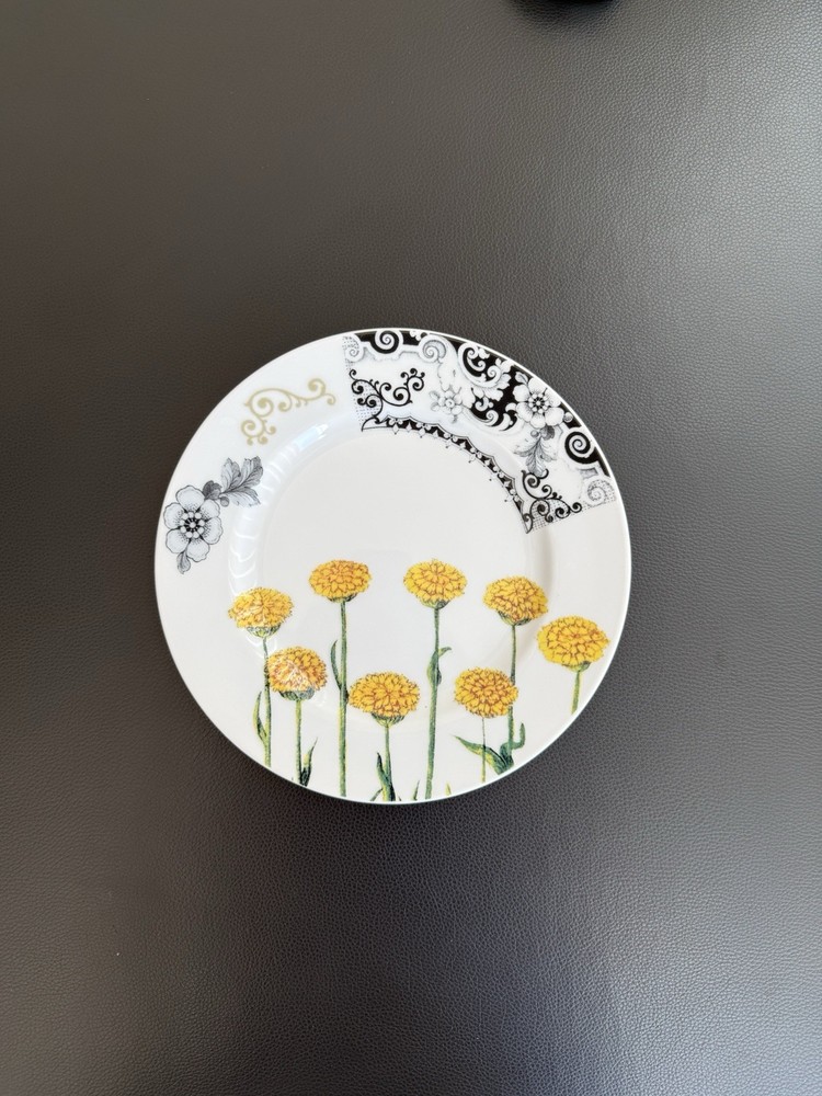 Anthropologie Floral Salad Plate 8