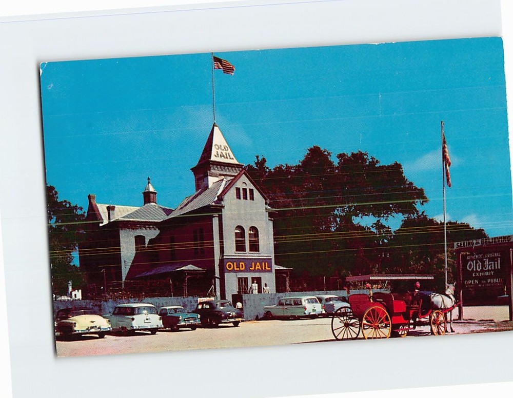 Postcard The Old Jail St. Augustine Florida USA