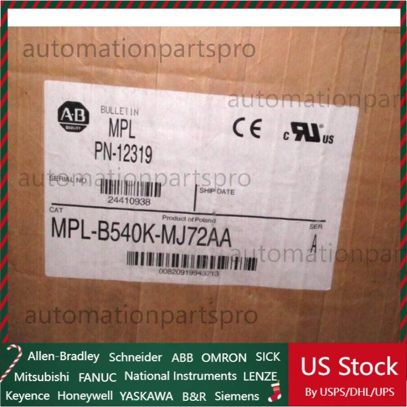 MPL-B540K-MJ72AA Brand New ALLEN BRADLEY Servo Motor FAST SHIPPING US Free Tax