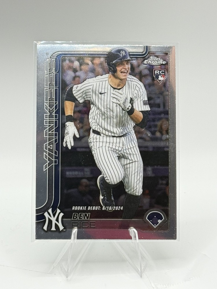 2025 Topps Baseball Chrome Update Ben Rice #USC138 RC New York Yankees