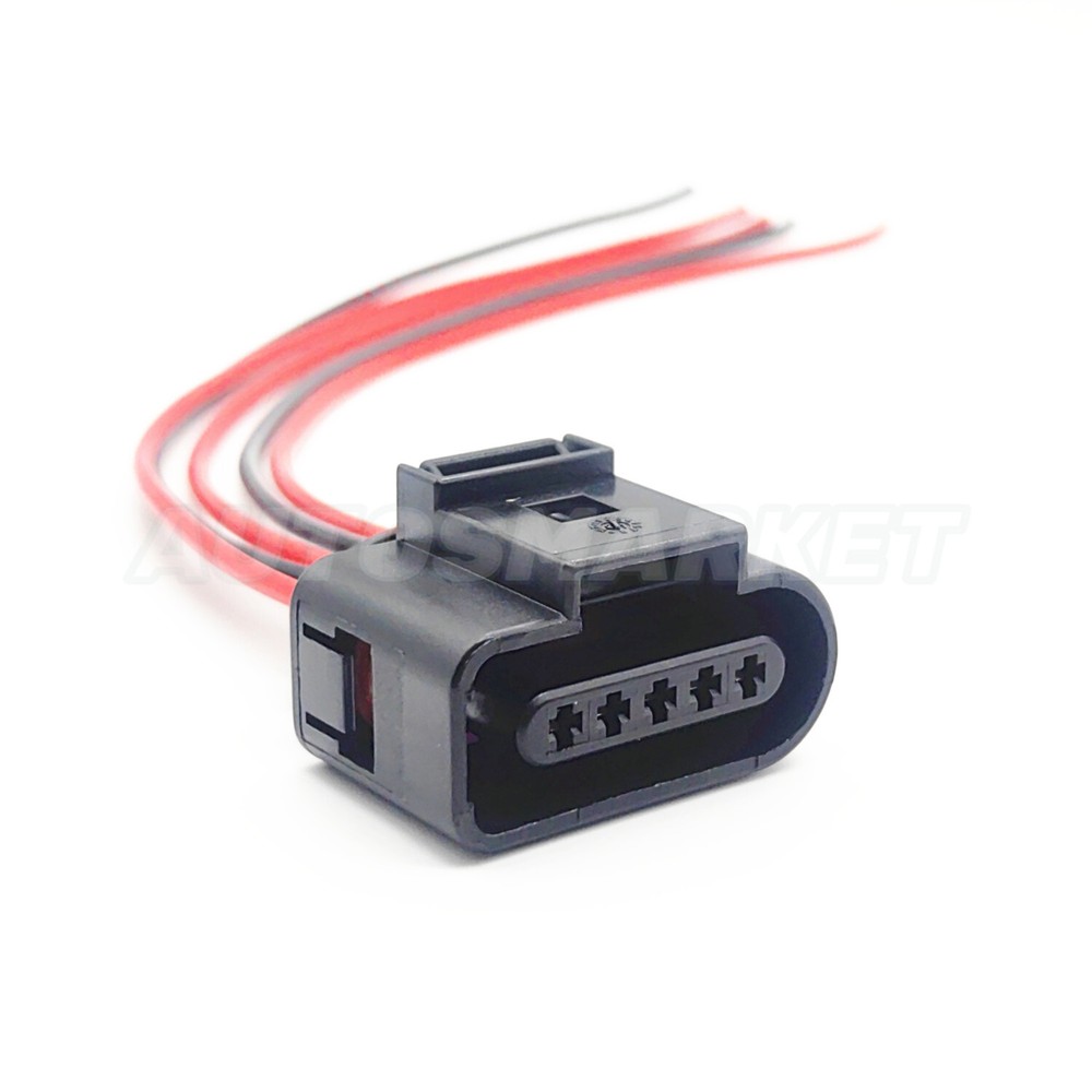 For Audi A4 Cabriolet Convertible 2.0L L4 08-09 1J0973705 5-Pin MAF Pigtail Plug