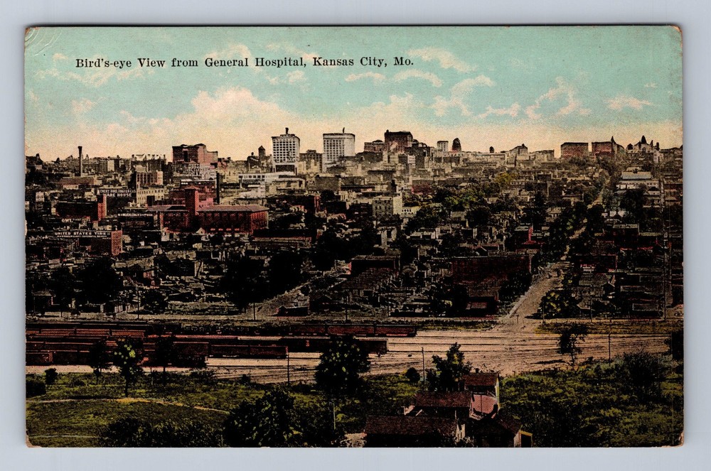Kansas City MO-Missouri Aerial Hospital Vintage Postcard