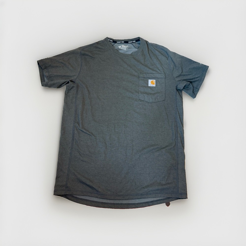 Carhartt Force Relaxed Fit Pocket T Shirt Mens Medium Gray