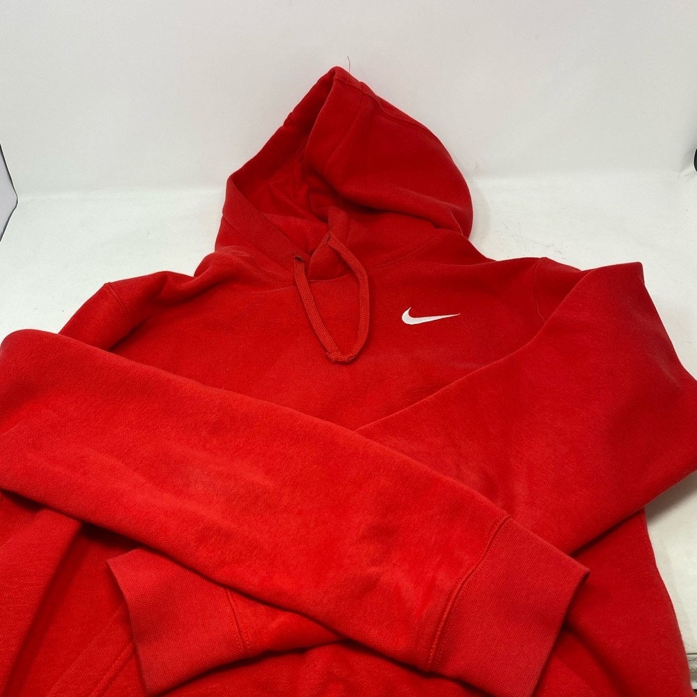 Nike Women’s Club Fleece Pullover Hoodie Red Size L