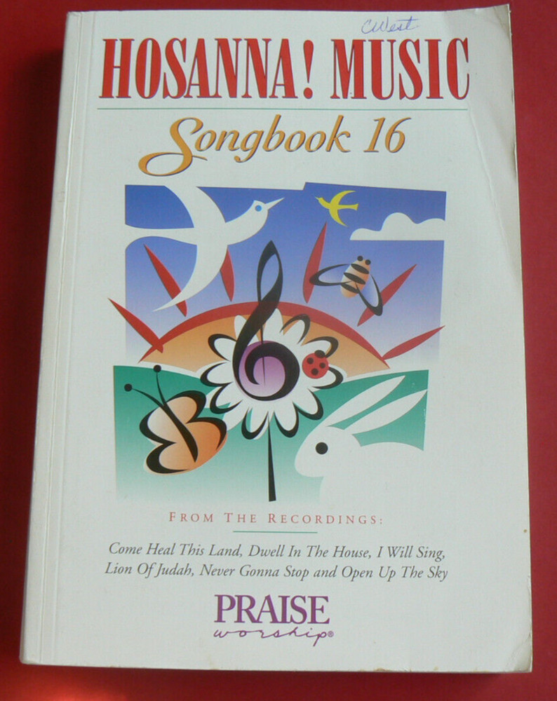 Songbook 16,Praise Worship,Hosanna! 1267-1340,Integrity Music,SATB w/Chords,2002