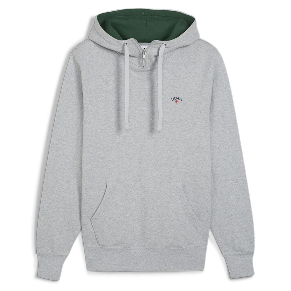 Puma  X Noah Small Logo Half Zip Hoodie Mens Grey Casual Outerwear 62385804