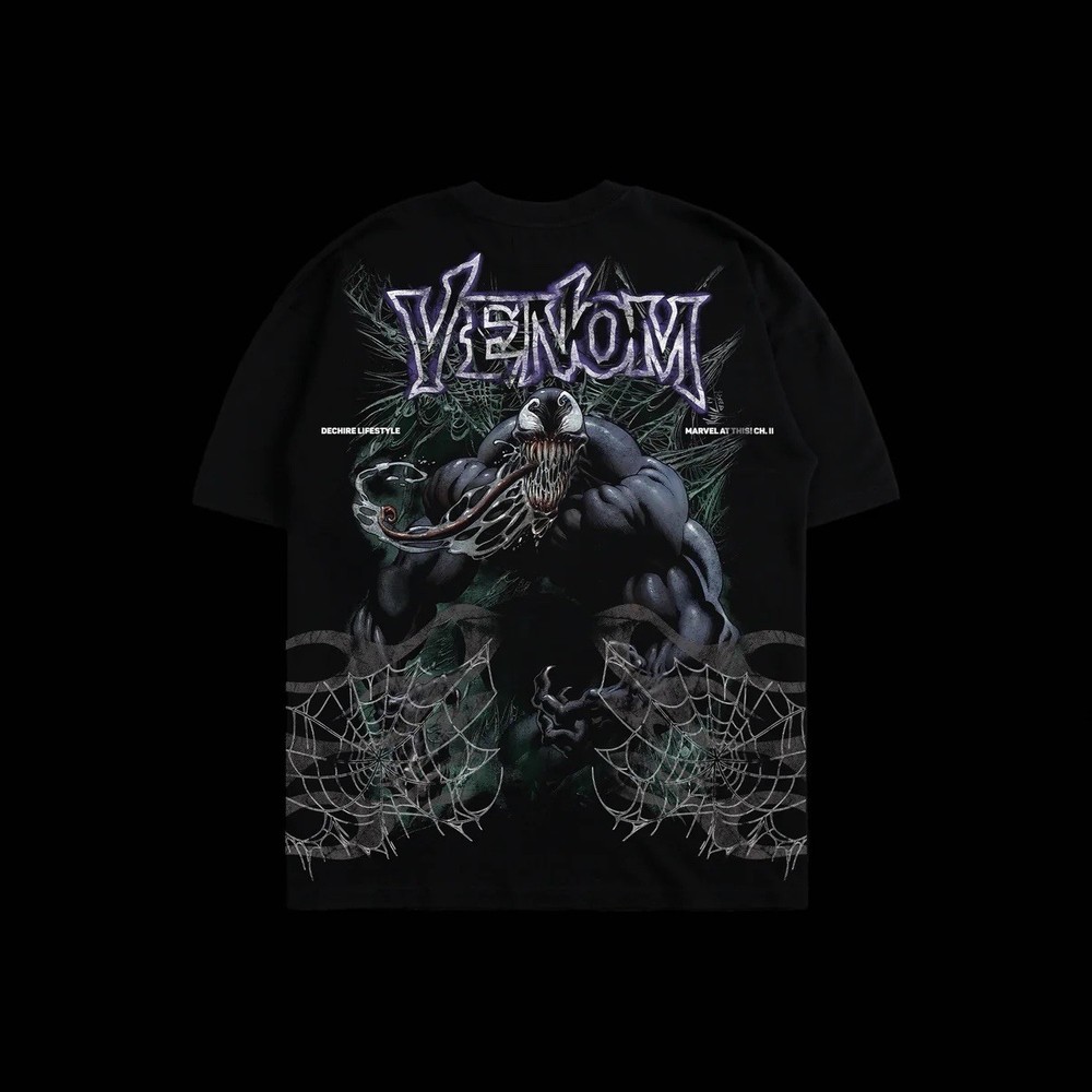 Dechire x VENOM | DARK ORIGIN '1 OF 500' OS TEE IN BLACK Size 2XL