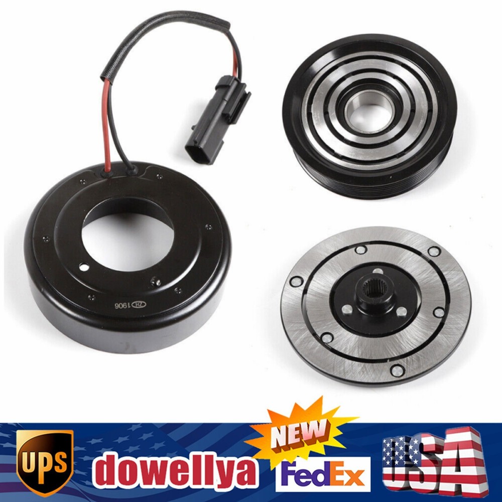 A/C AC Compressor Clutch Assembly Repair Kit For Dodge RAM 1500 5.9L 1996-2002