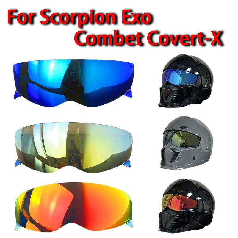 Visor Lens Replacement For Scorpion Exo Combat Covert-X Helmet Shield Anti-UV