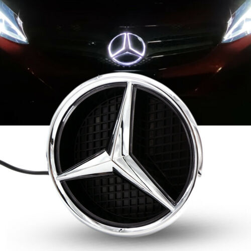 LED Illuminated Front Grille Star Emblem for W176 W205 W212 Models 2011-2018