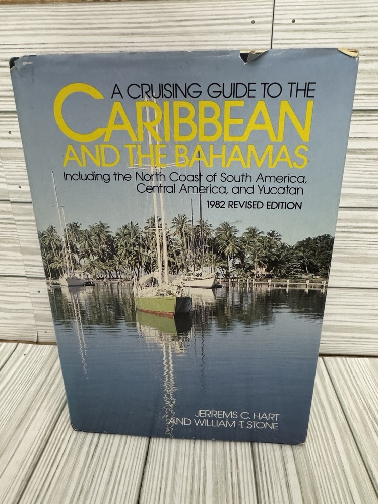 Cruising Guide Caribbean Bahamas Hart Stone 1982 Revised Sailing Navigation