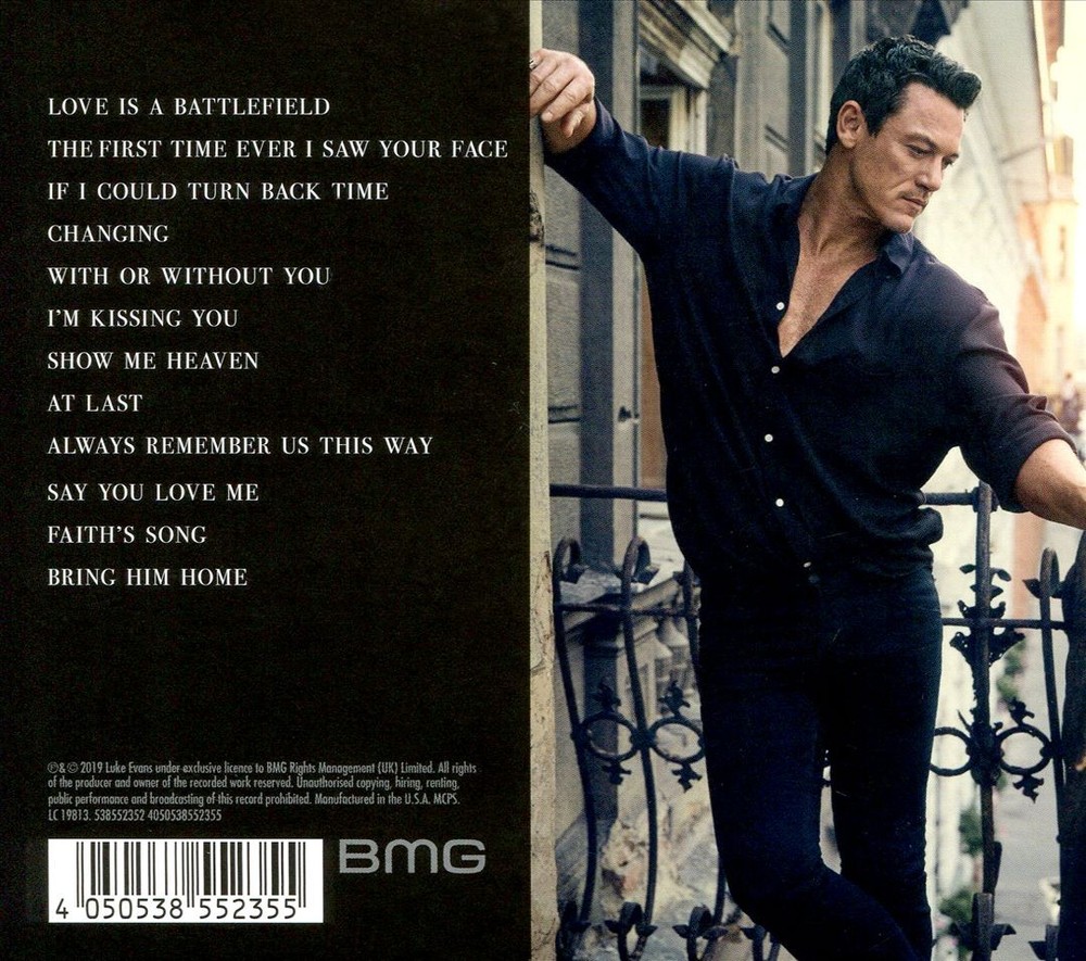 Luke Evans At Last New Cd