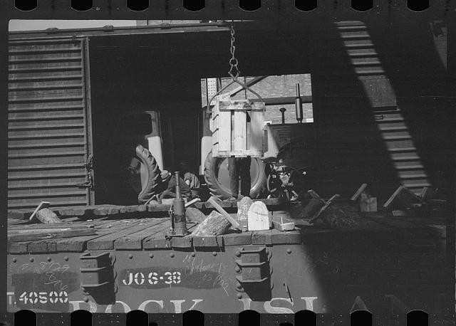 Minneapolis Minnesota Moline Tractor Factory 1939 Railcar Loading Dock
