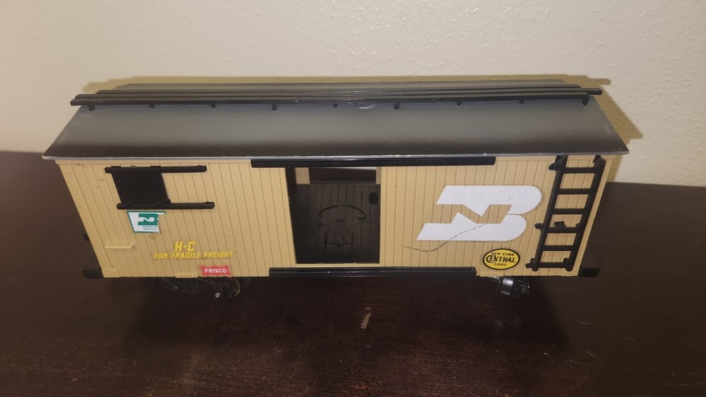 Burlington Northern Freight Train Car 1986 G Scale Gold Rush Express