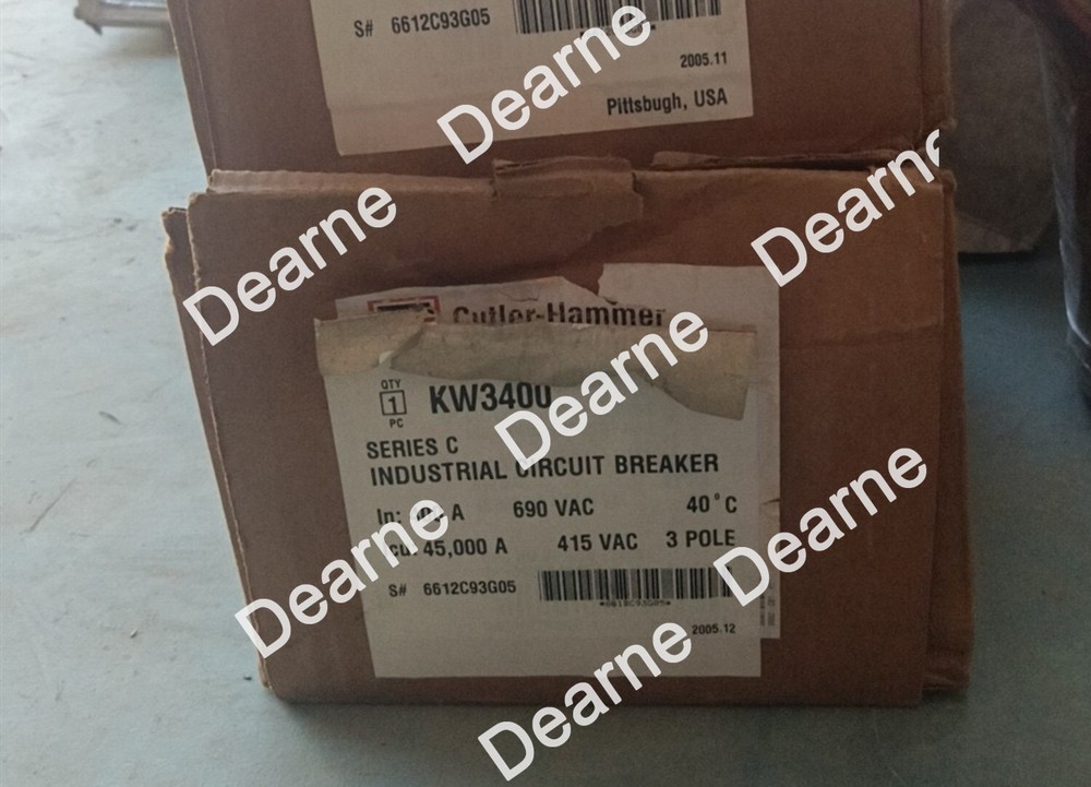 Ship dhl EATON CUTLER HAMMER KW3400 6612C93G05 Circuit breaker