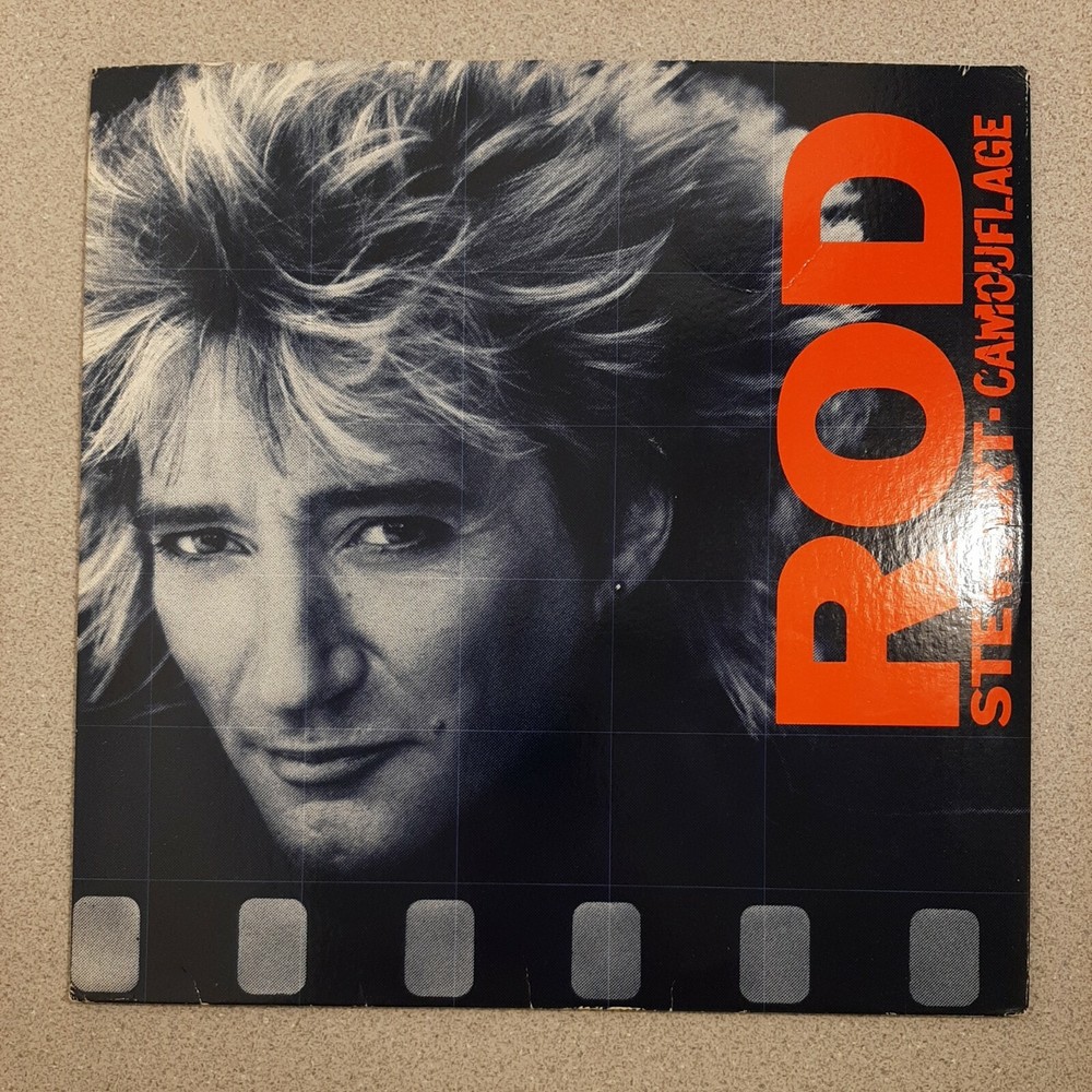 Rod Stewart  Camouflage  LP Vinyl  1984  Warner Bros  Very Good