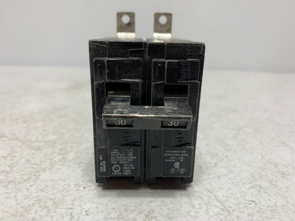 Siemens B230 Circuit Breaker 30A 120/240V 2-Pole