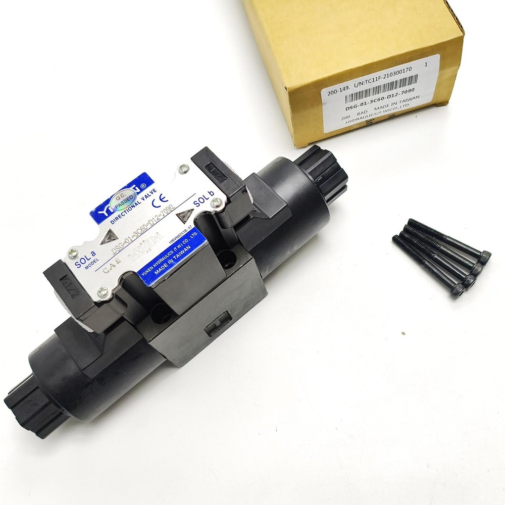 1pcs New 12V Directional Valve for Yuken DSG-01-3C60-D12-7090