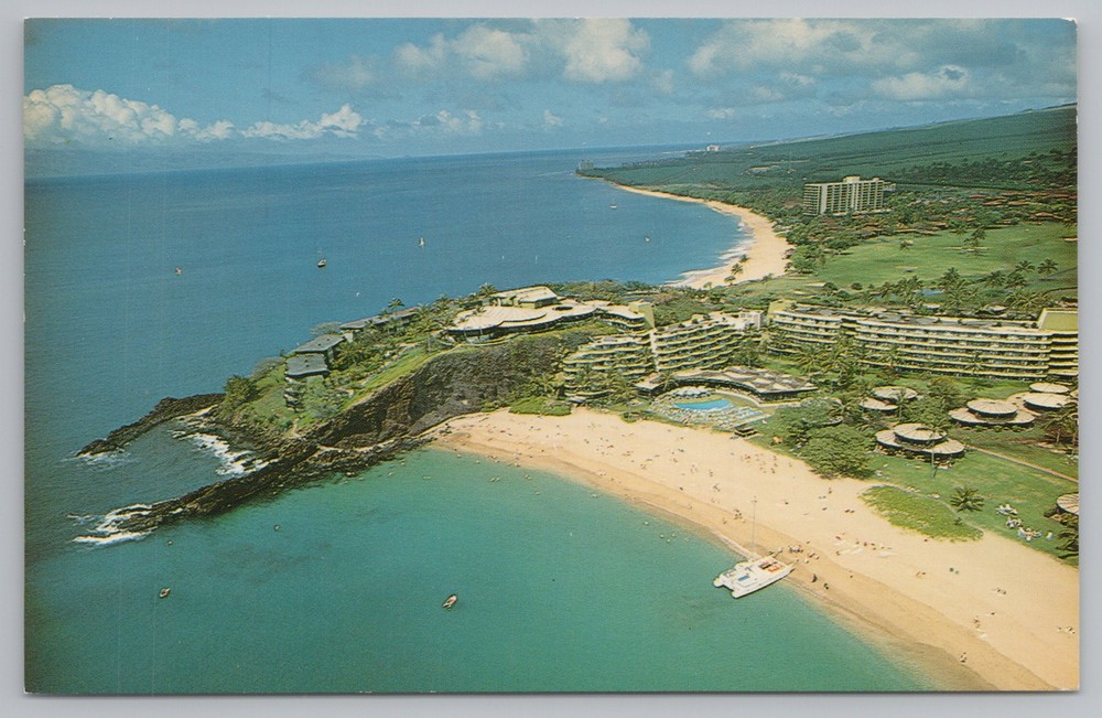Hotel & Resort~Sheraton Maui Hotel~Kaanapali Beach Maui Hawaii~Vintage Postcard
