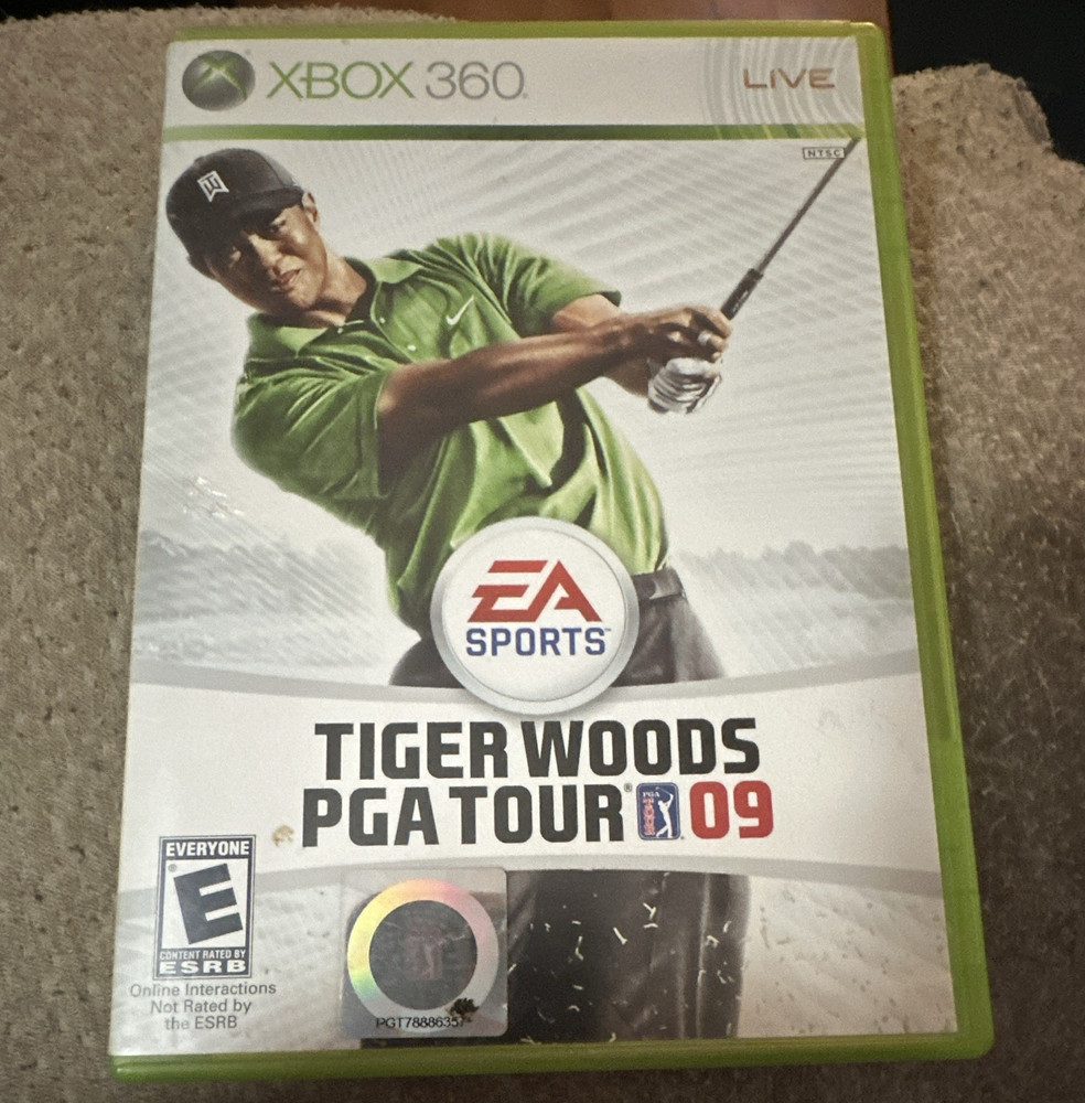EA SPORTS Tiger Woods PGA Tour 09 E Golf Sports Manual Xbox 360 2008