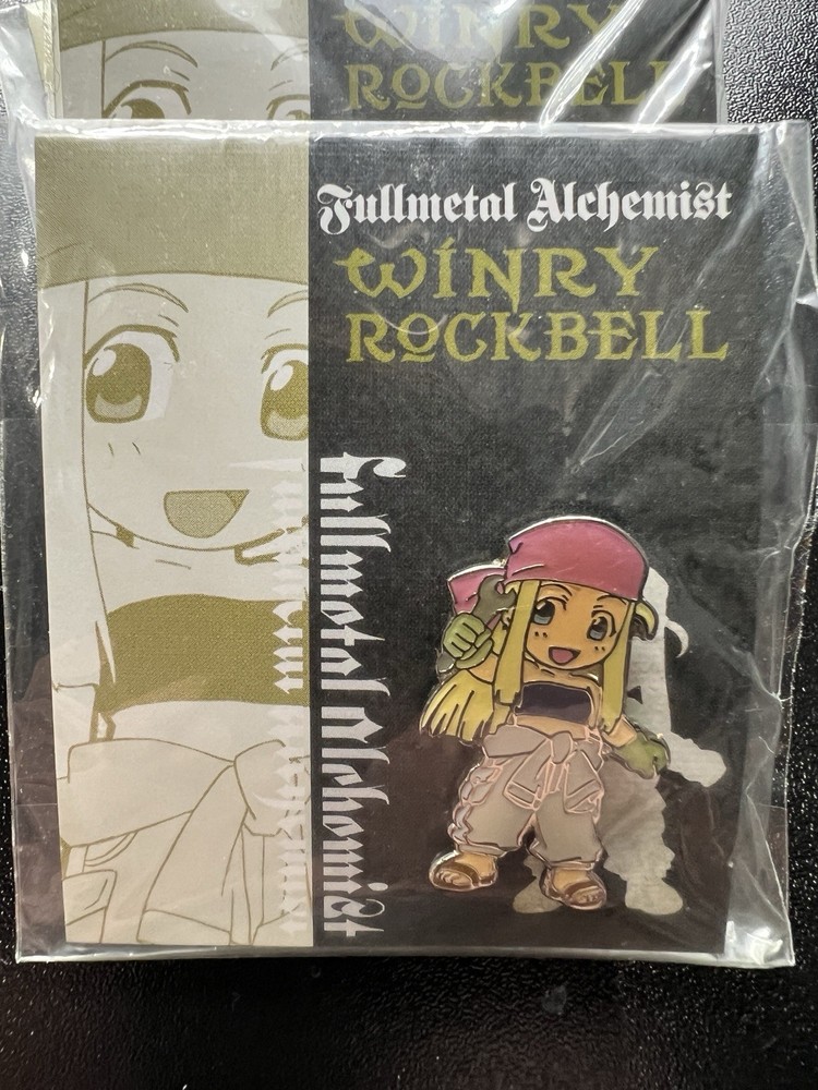 Rare Fullmetal Alchemist Winry Rockbell Enamel Keychain Movic 2003 Japan
