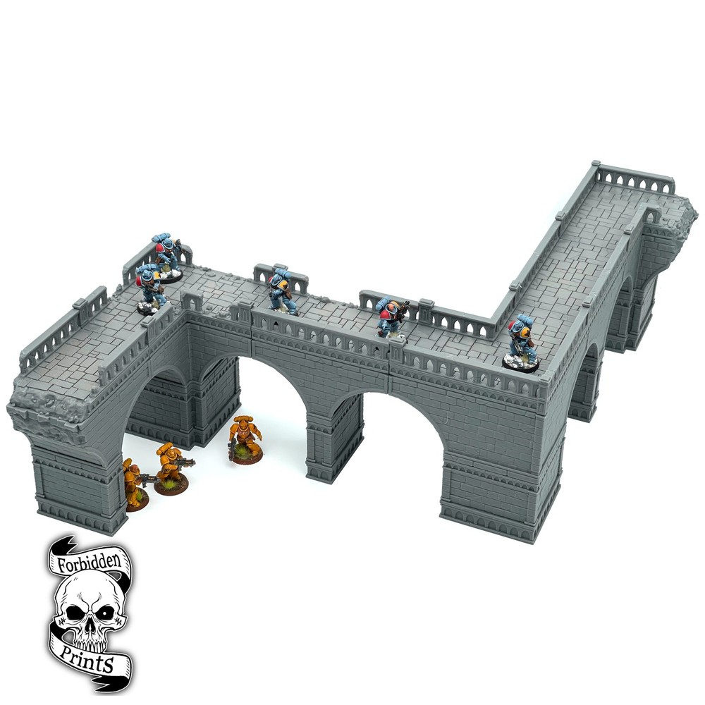 Blackthorn Modular Ruin Sky Bridge Walkway 28mm Wargaming Fantasy Terrain