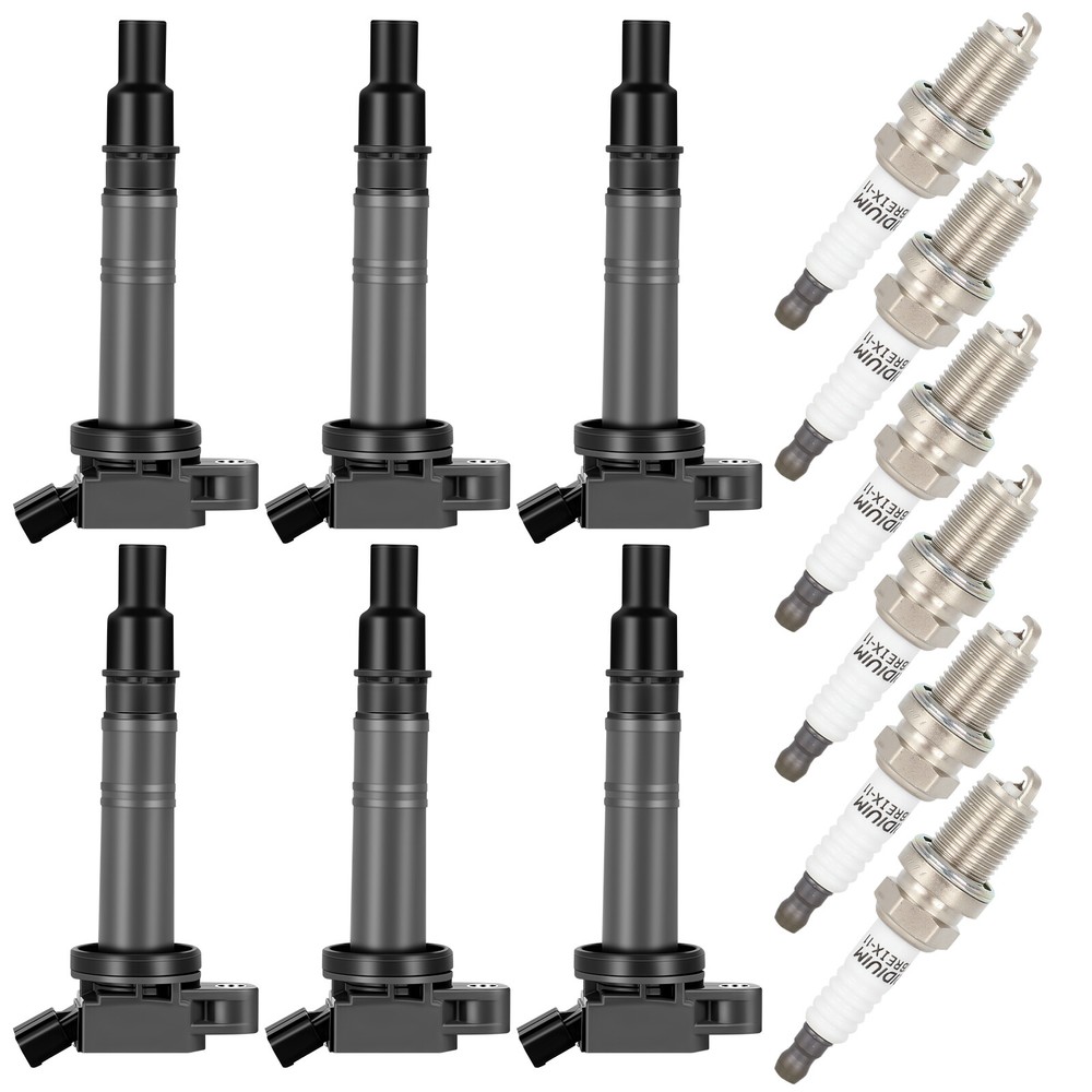 6 Ignition Coils & Spark Plugs for 2008-2010 Lexus IS-F 5.0L V8 UF495 OEM Replacement