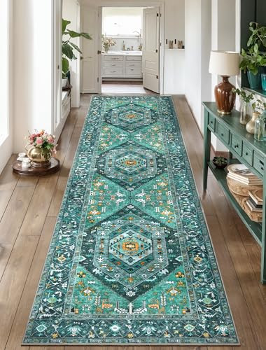 Boho Washable Runner Rug, 2'6