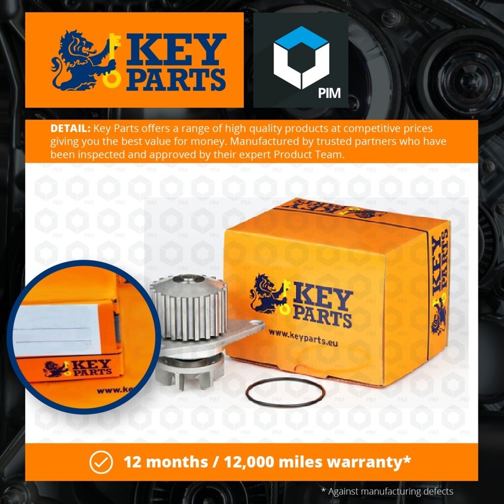 Water Pump fits CITROEN ZX 1.1 91 to 97 Coolant KeyParts 120147 1201000 1201E3