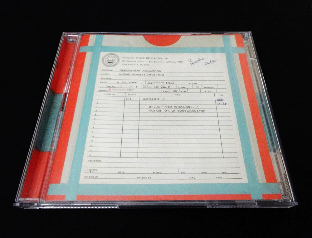 Grateful Dead Documentary Bonus Disc CD 4/3/1969 The Golden Road 2-CD GDP 2001