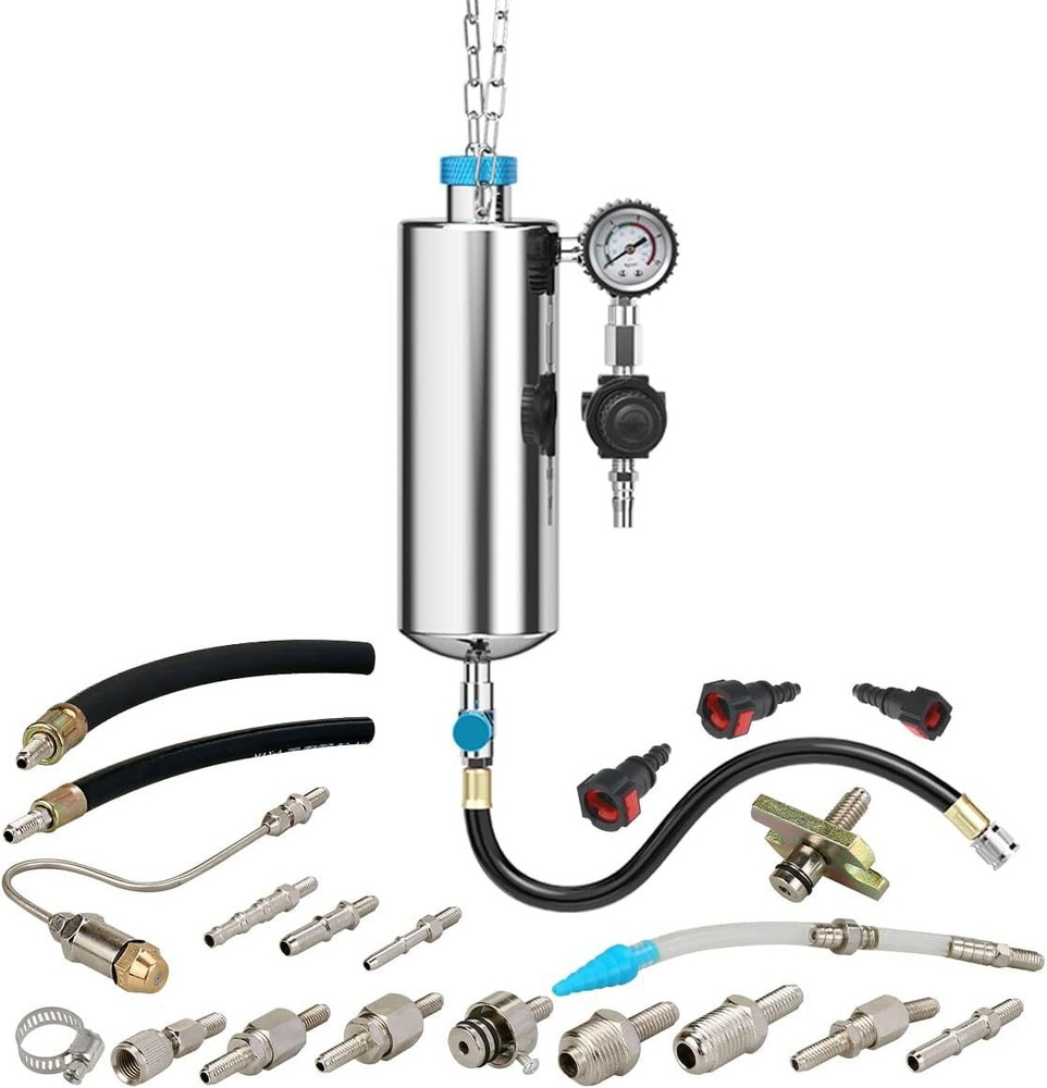US Fuel Injector Cleaner Tool Kit 1000ML 150PSI Disassembly-Free Fuel Injection