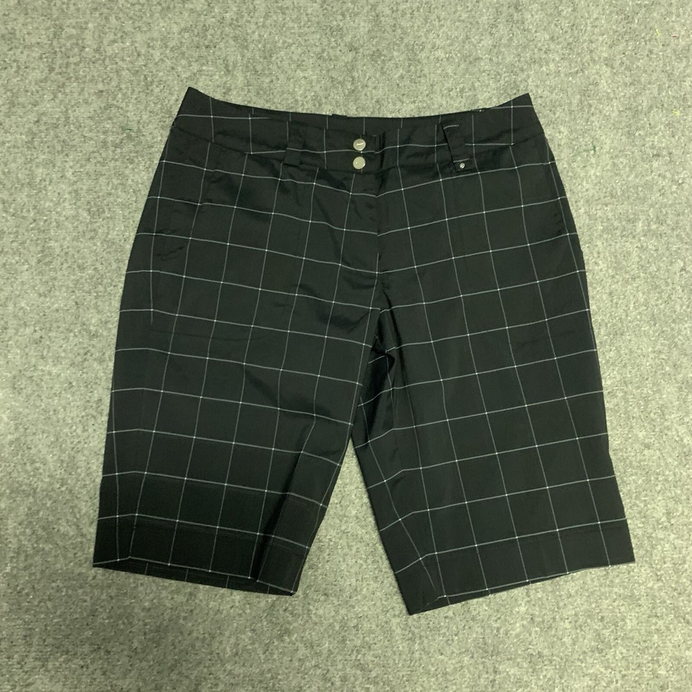 Nike Shorts Womens 10 Chino Dri Fit Performance Golf Golfing Casual Ladies *