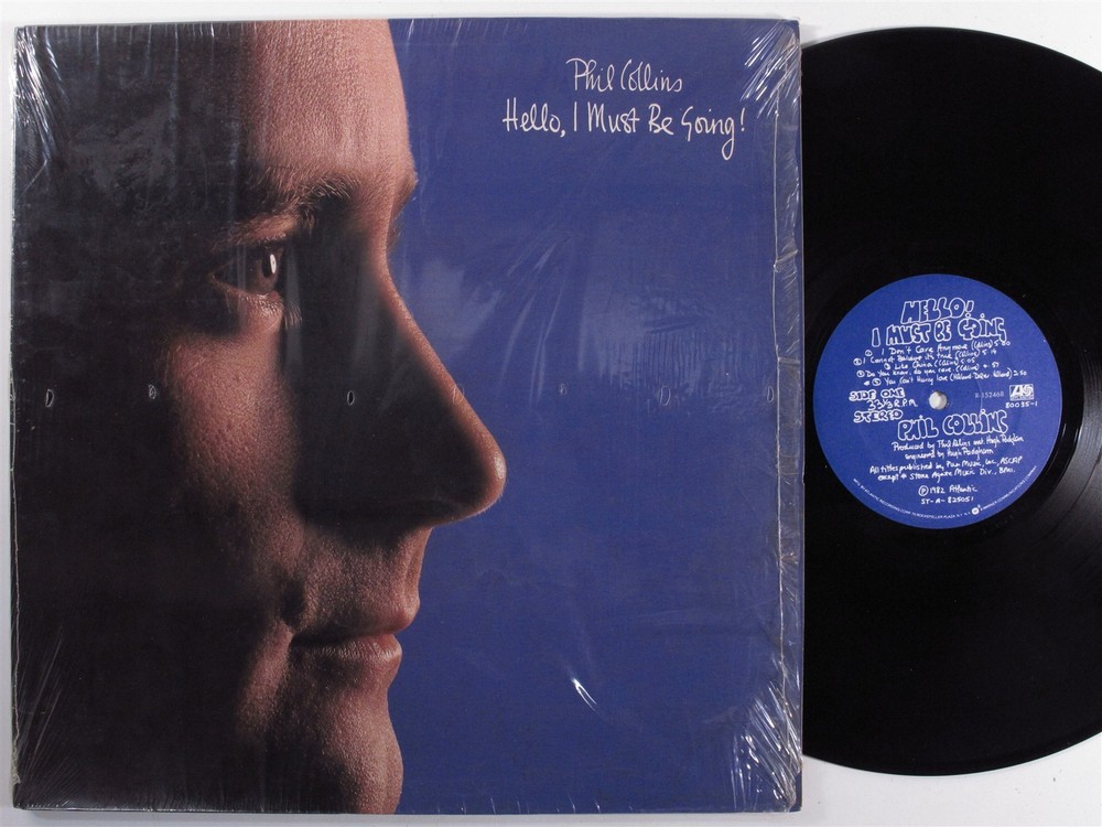 PHIL COLLINS Hello, I Must Be Going! ATLANTIC LP VG+ club edition gatefold f