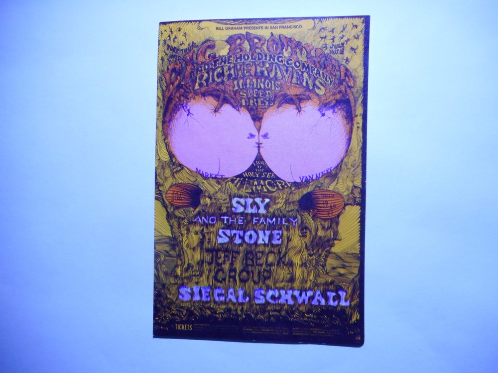 unad         BG Postcard  Fillmore postcardBig Brother & Holding-SLY