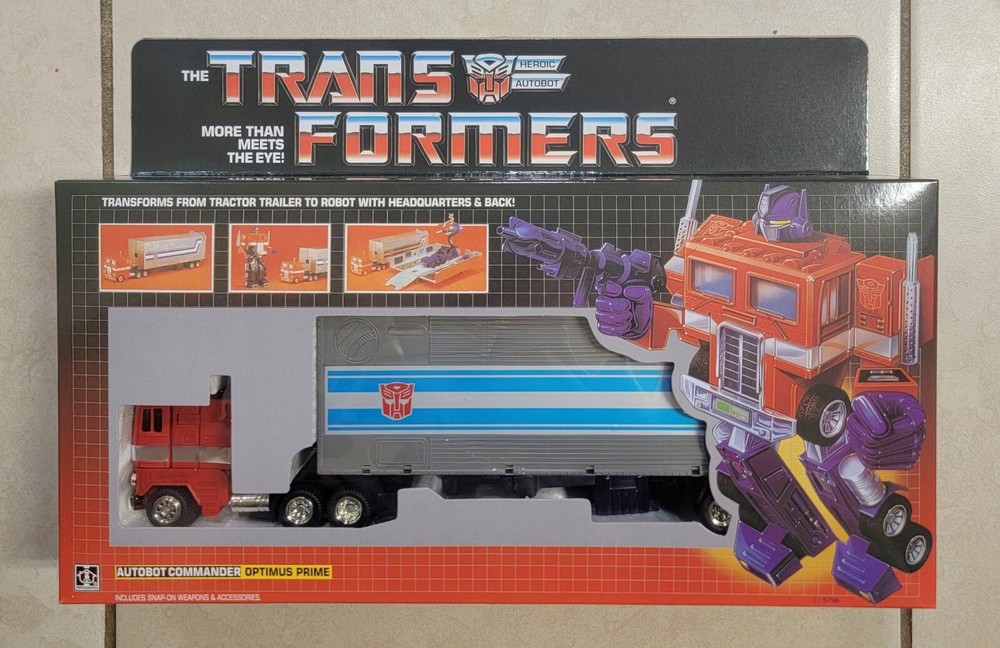 TRANSFORMERS G1 OPTIMUS PRIME US SELLER MISB RARE! AUTOBOT LEADER TOY ROBOT