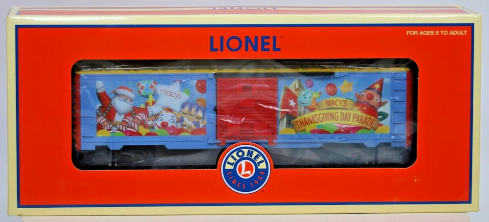 Lionel O Gauge Macy‘s Thanksgiving Day Parade Boxcar NIB 6-25043