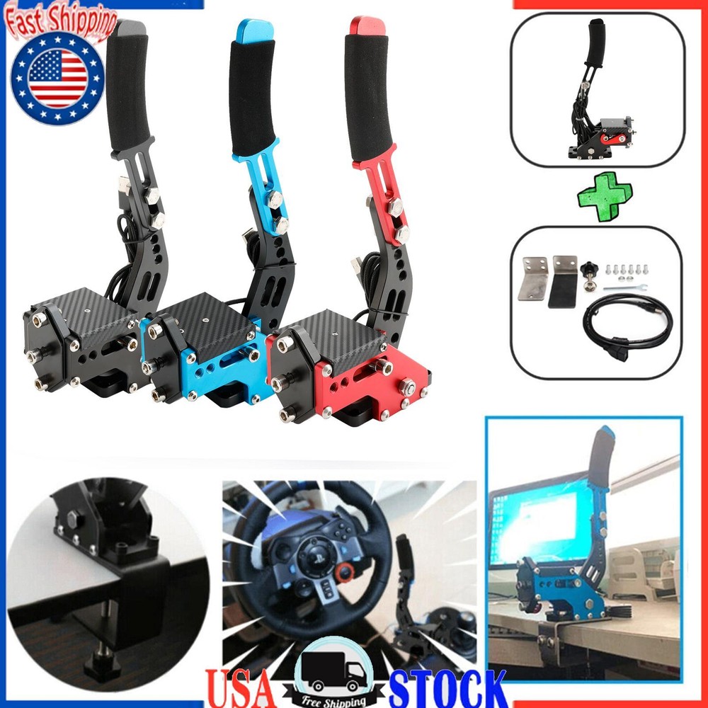 Racing Games Handbrake 14Bit USB SIM Kits for Steering Wheel Stand G29 G920 PC