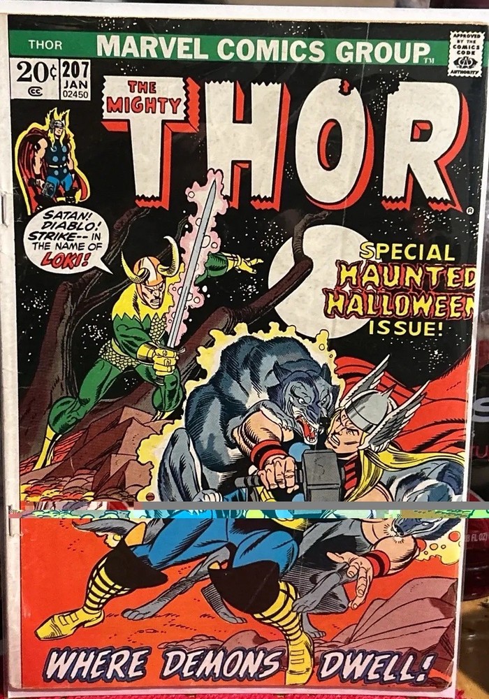 The Mighty Thor #207 (Marvel Comics January 1973)