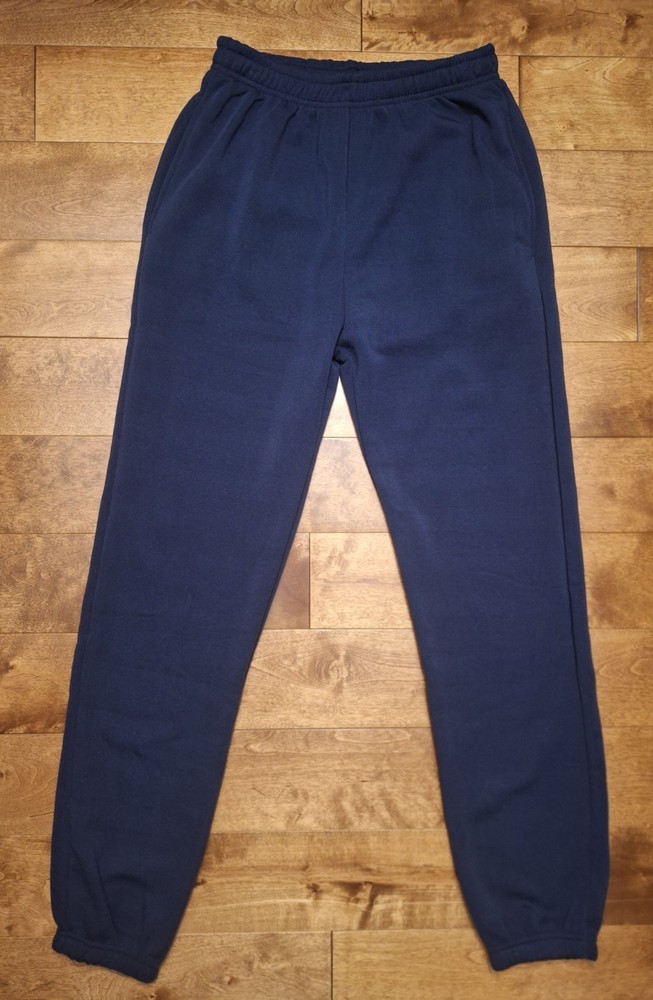 The North Pole Men's Sweatpants Size Medium Navy Blue Drawstring Pockets NWOT