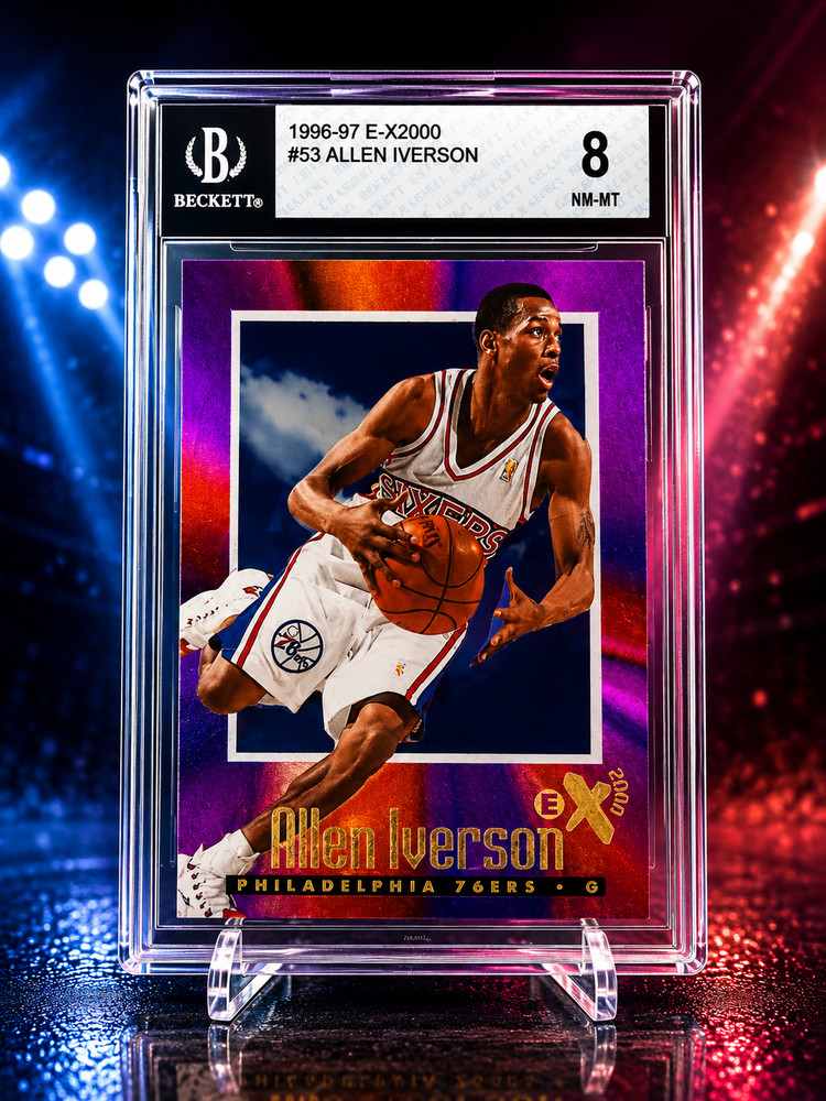 1996/97 E-X2000 *BGS 8 Iverson (RC) #53 H.O.F.